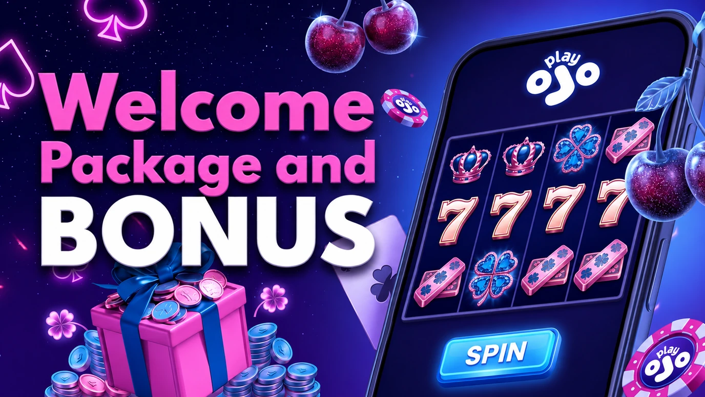 PlayOJO welcome free spins bonus and Reward Spin promotion
